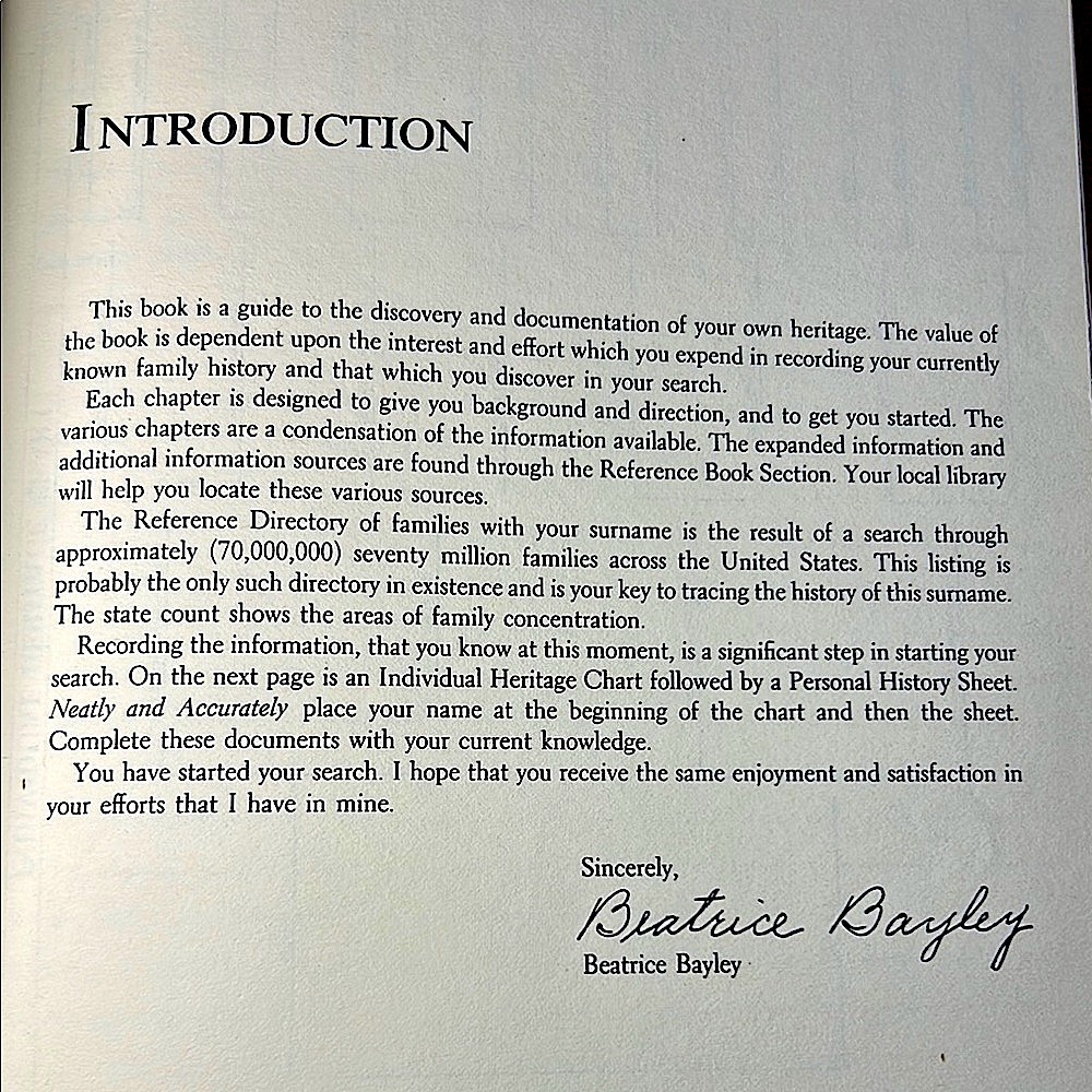Vintage Genealogy Book | The Family Heritage Book (1979) | Hardcover - Picture 3 of 10